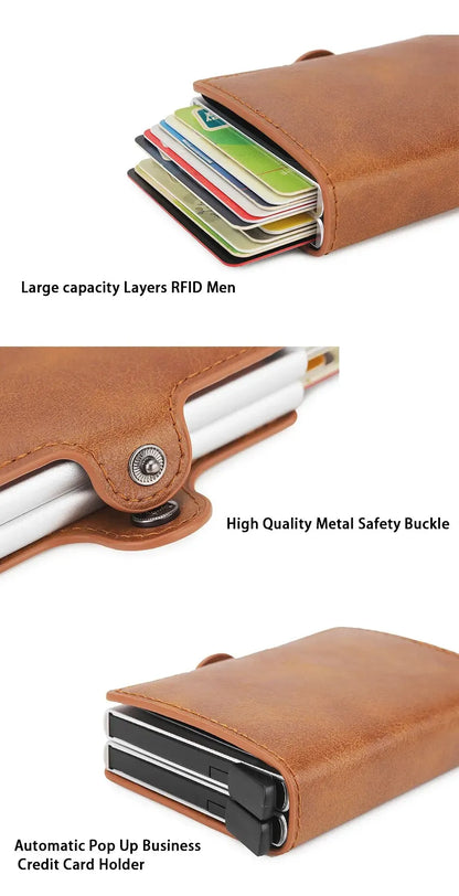 Antitheft Rfid Credit Card Holder Wallets