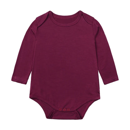 Kids Tales Little Calm Bamboo-Blend Long-Sleeve Baby Romper