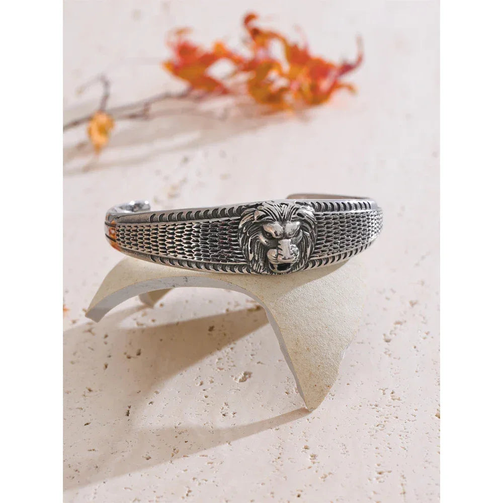 67mm Men's Jewelry Open Vintage Bracelet Bangle - ShopHub