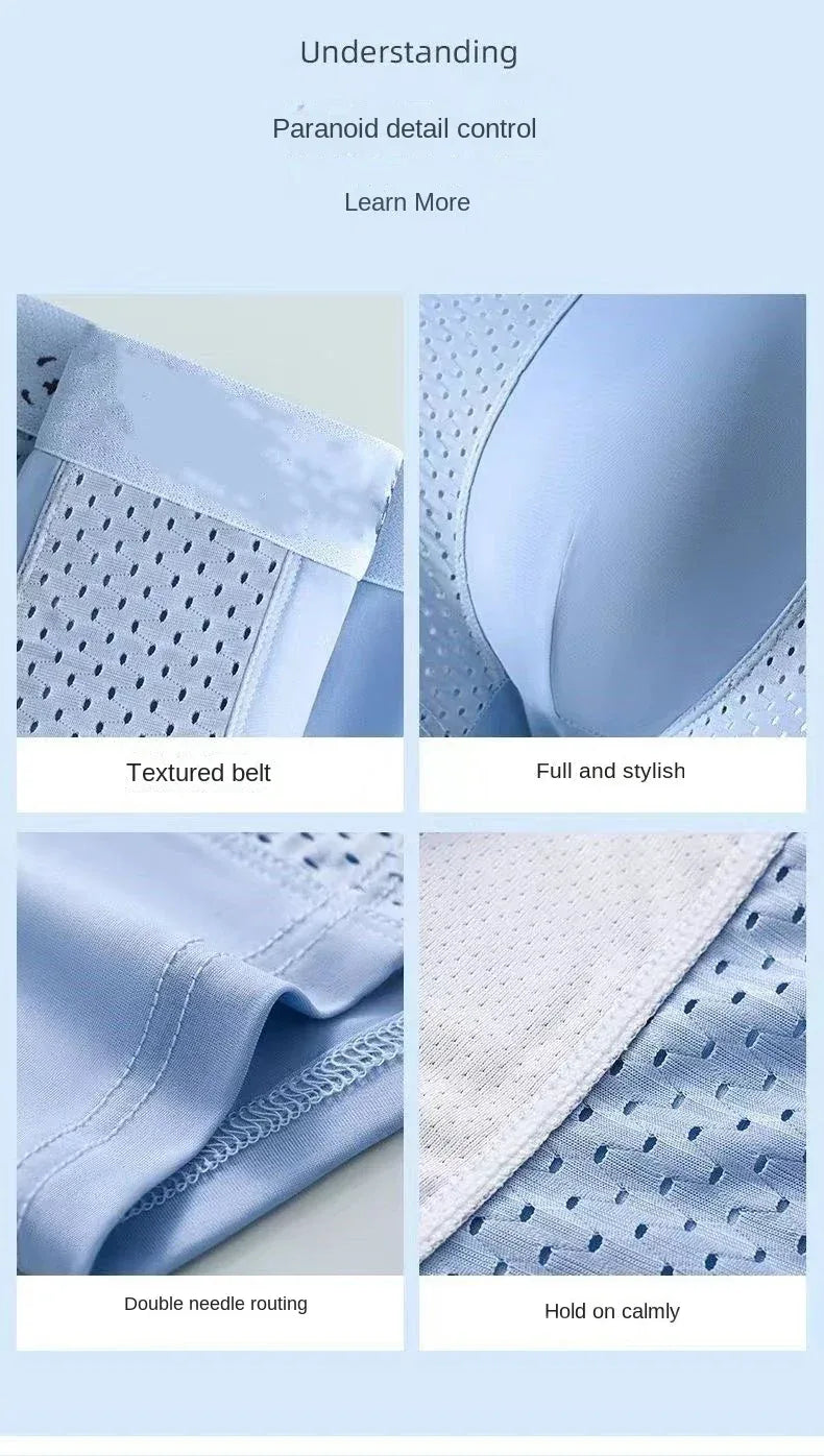 Men's 4 Pack Mesh Ice Silk Boxer Shorts - ShopHub