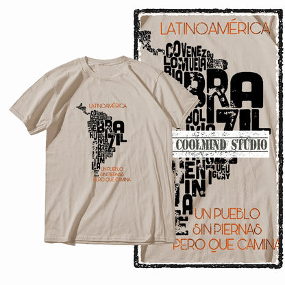 COOLMIND X0044 Latin Spirit Graphic Cotton Tee