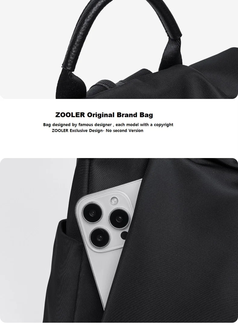 2026 New ZOOLER Brand Woman Backpack High quality Oxford Travel Bags Large Capacity Luxury Computer Bag Women Backpacks#JH587