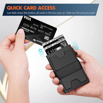 Aluminium Card Holder Rfid Blocking Wallet