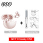 QCY CT06 Open Ear Wireless Earbuds with 4-Mic Calls and Bass Boost - Bluetooth 6.0 Clip-On Sports Headphones with 35 Hours Playtime - ShopHub