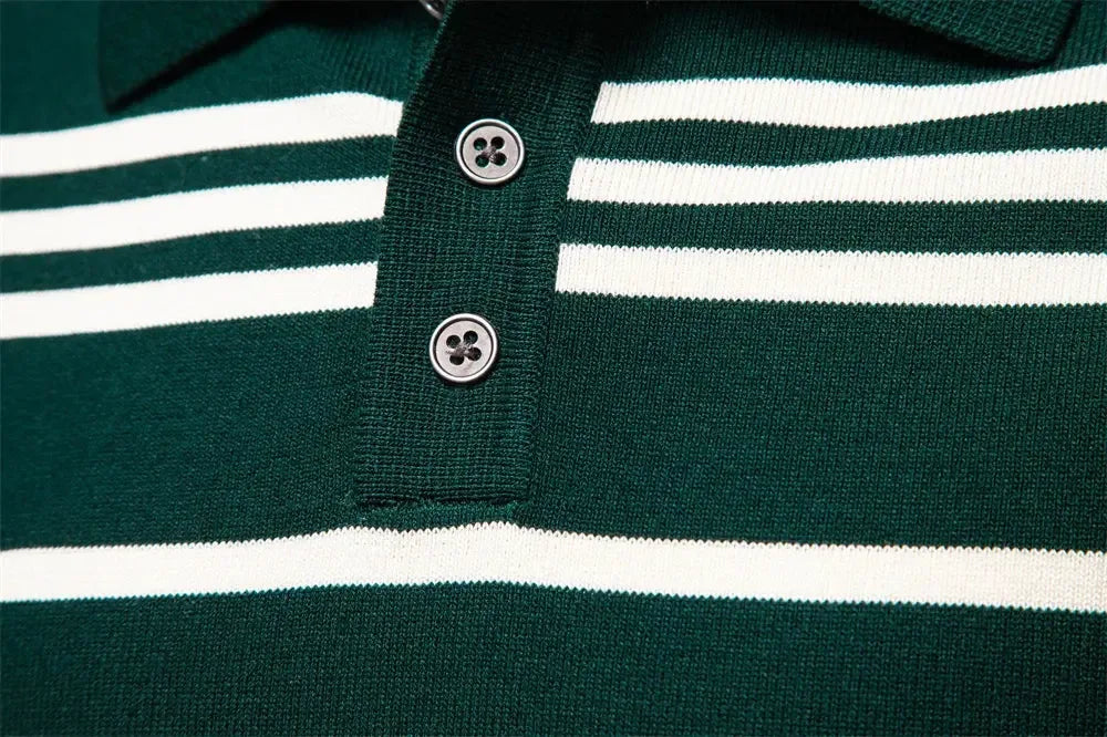 AIOPESON Colour Block Polos - ShopHub