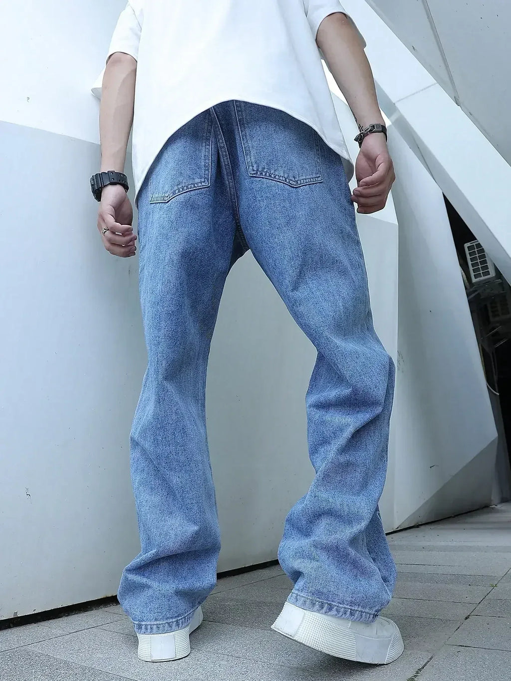 Men's Stylish Graffiti Printing Jeans - ShopHub