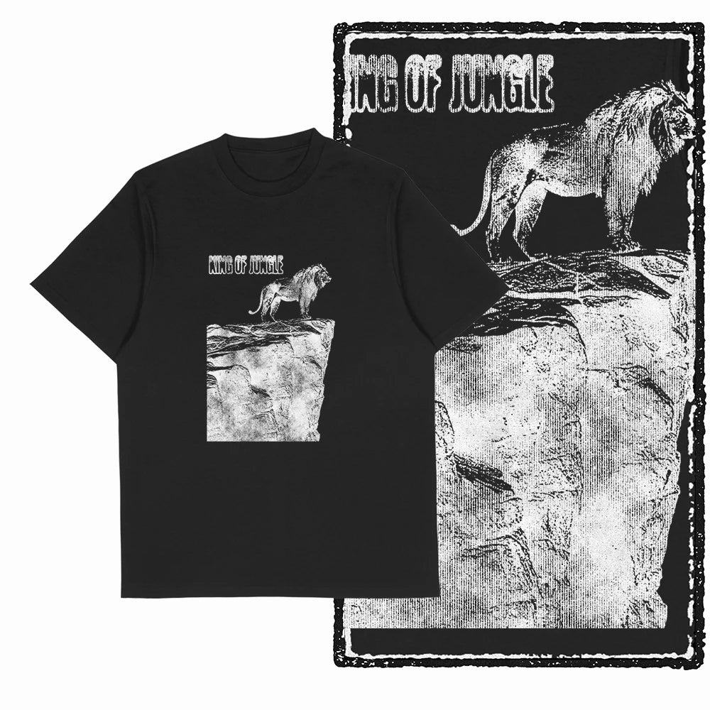 COOLMIND MAV Lion Graphic Cotton Tee