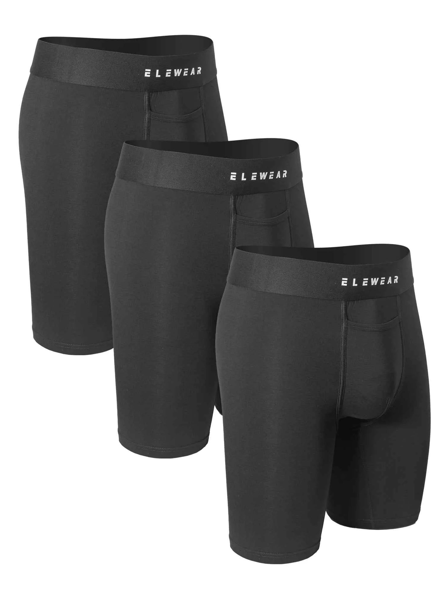 3pcs Men's Breathable Modal Underwear with Opening - Comfortable Boxershorts