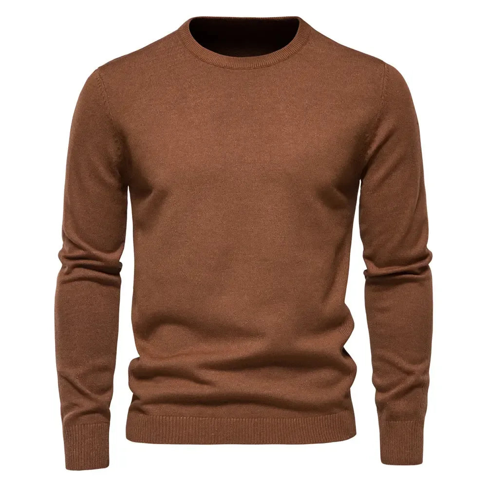 AIOPESON O-Neck Pullover Men's Sweaters - ShopHub
