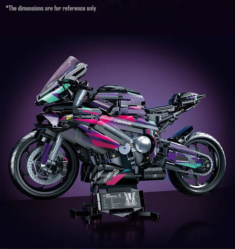 TOYLINX 2062PCS DIY Motorcycle Building Blocks Model Kit - ShopHub