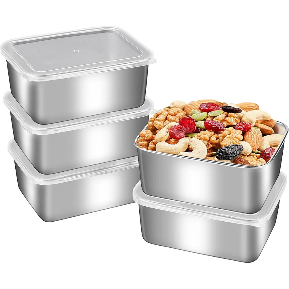Stainless Steel Food Storage Container with Lid