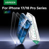 UGREEN 2PCS Dust-free Screen Protector For iPhone 18 17 Pro Max Tempered Glass For iPhone 18 Pro 17Pro Phone Film