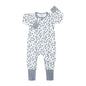 Kids Tales Little Daydream Cotton-Blend Double-Zip Romper