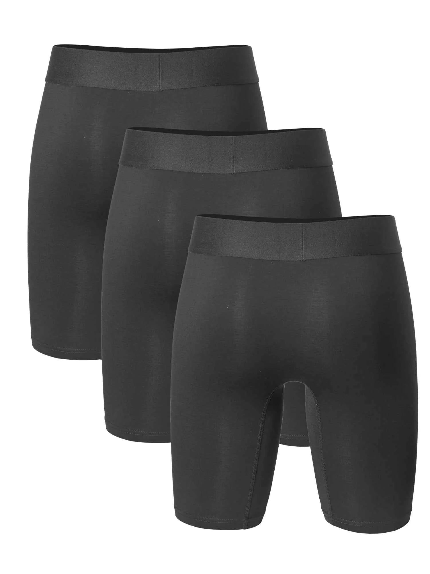 3pcs Men's Breathable Modal Underwear with Opening - Comfortable Boxershorts
