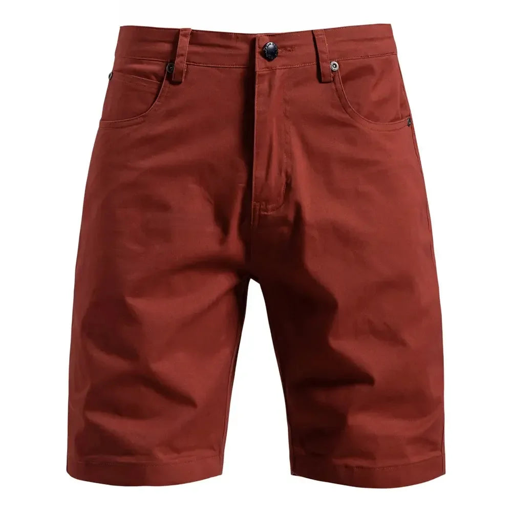 AIOPESON Men's 100% Cotton Summer Casual Shorts - ShopHub