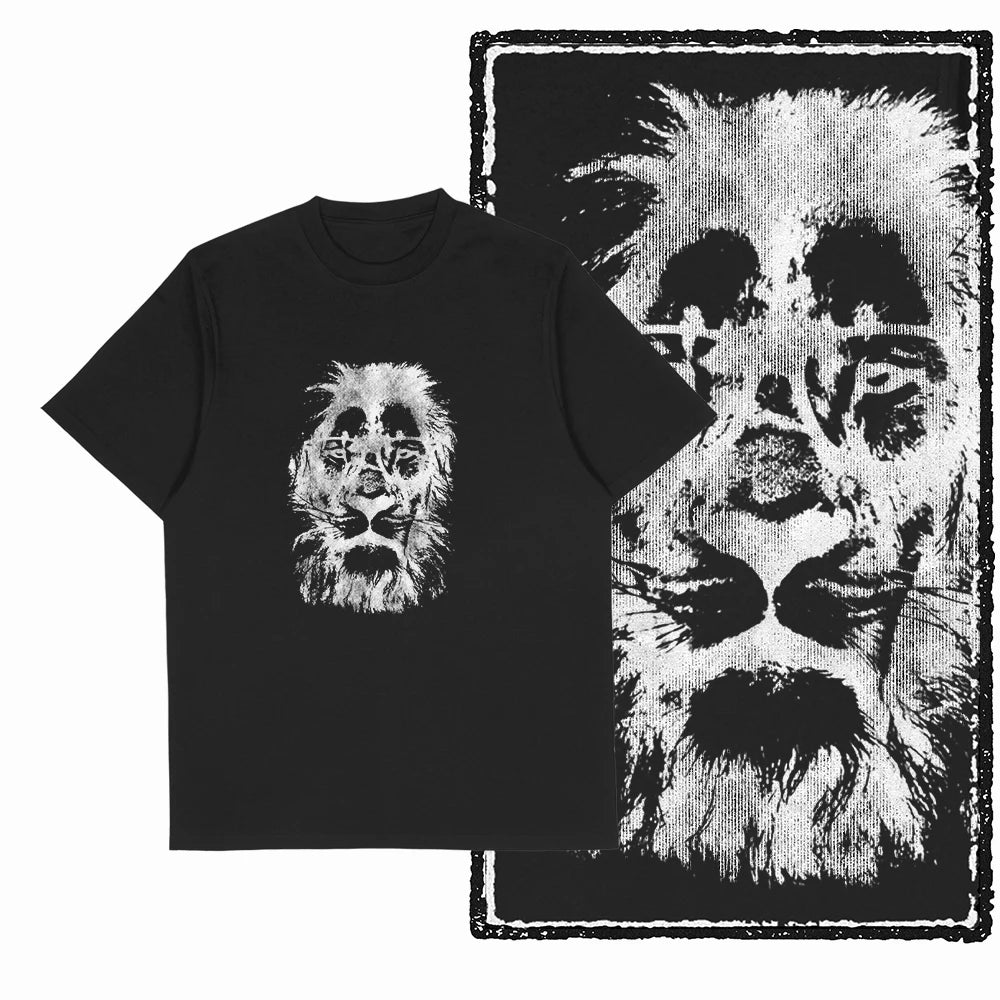 COOLMIND MAV Lion Graphic Cotton Tee