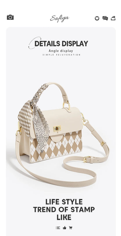 FOXER Brand Elegant Handbag for Women 2026 Fashion Shoulder Bag Female Crossbody Purse Gift for Mom,Wife