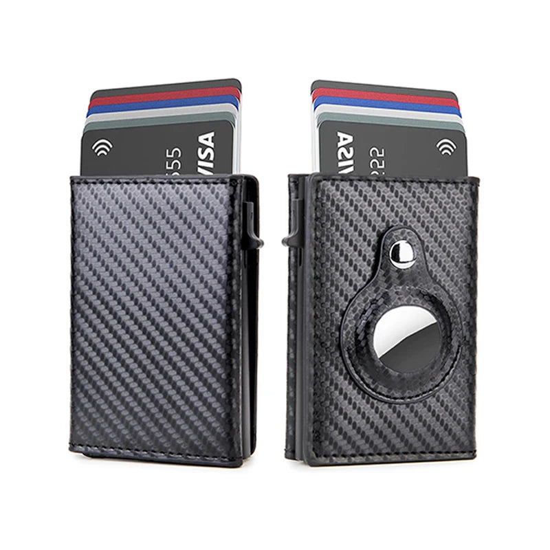 Rfid Carbon Fibe Airtag Wallets