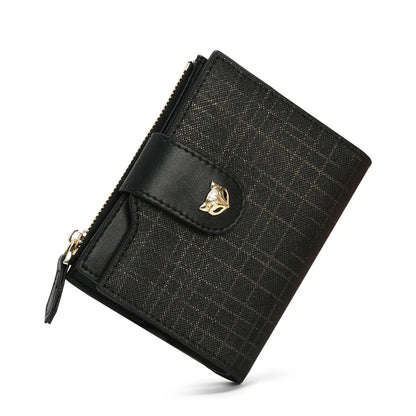 FOXER Cowhide Leather Women's Short Wallet