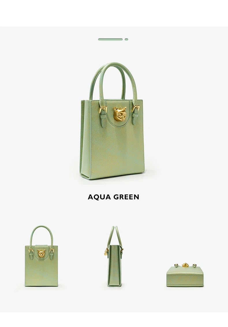 BAFELLI 2026 NEW WOMEN'S HANDBAG CAT LUXURY BRAND DESIGNER ORIGINAL STYLE TRENDING SHOULDER CASUAL BAGS MINI TOTE CROSSBODY