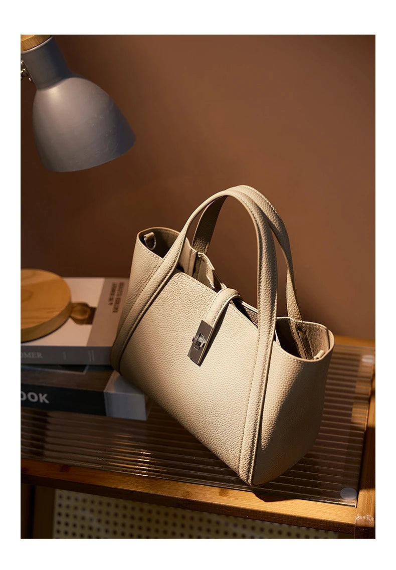FOXER Brand Genuine Leather Women's Handbag 2026 Fashion Female Bucket Bag Luxury Design Shoulder Bag Versatile Crossbody Purse