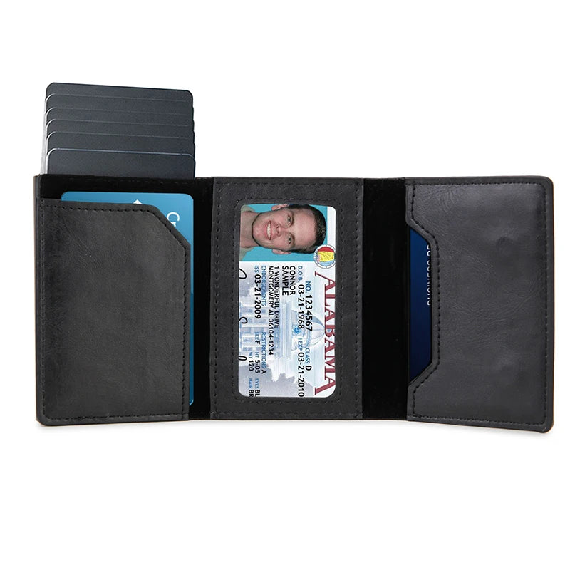 Rfid Carbon Fibe Airtag Wallets