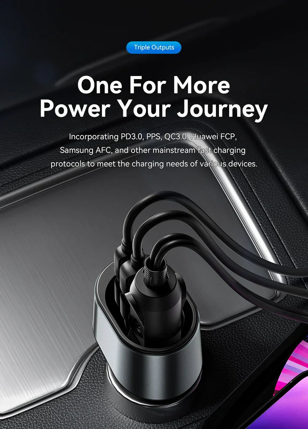 Essager 120W USB C Car Charger - ShopHub