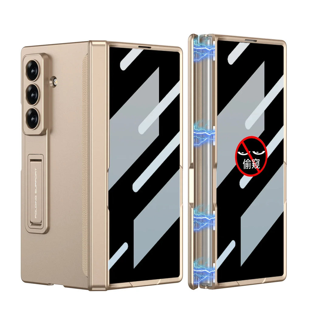 GKK Magnetic Hinge Anti-Peek Glass Case for Samsung Galaxy Z Fold 7 & 6 - ShopHub
