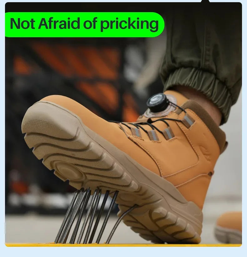 Kankeirr Men's Steel Toe Safety Boots - ShopHub