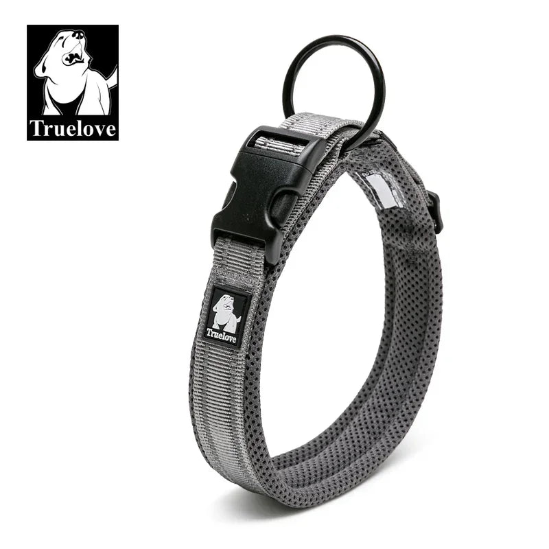 Truelove Adjustable Mesh Padded Dog Collar