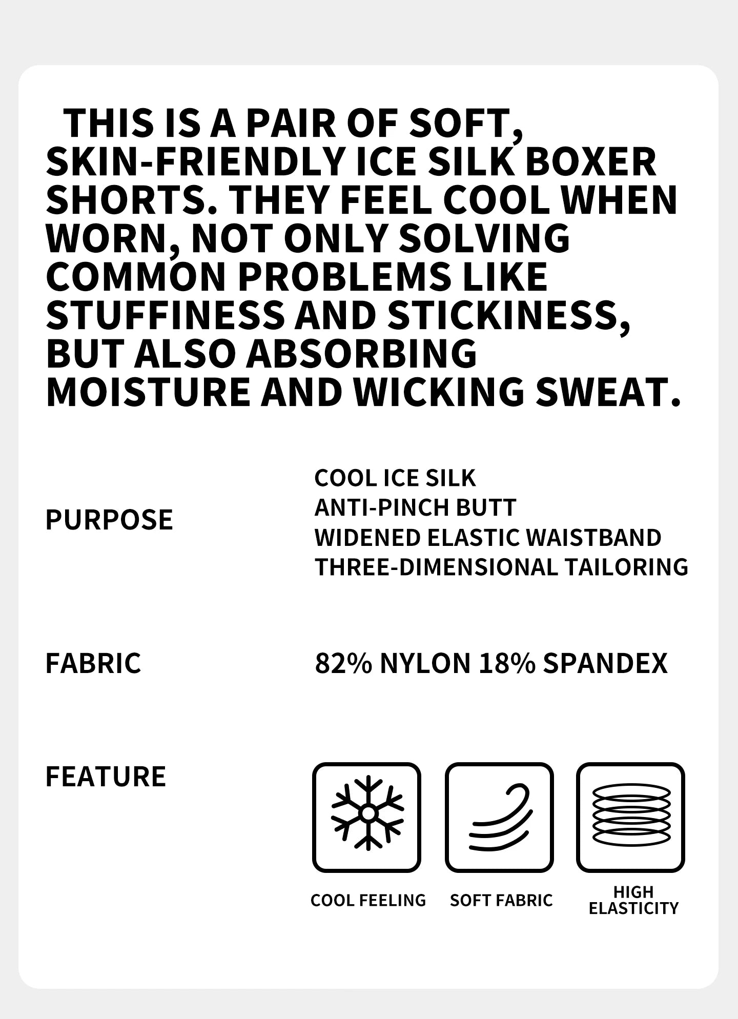 MiiOW Ice Silk Men's Underwear for Ultimate Breathability and Comfort