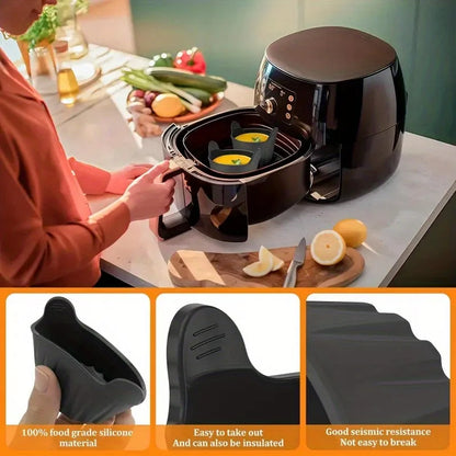 Air Fryer Baking Molds - Non-Stick Reusable Molds