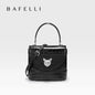 BAFELLI Crocodile-Grain Leather Bucket Bag