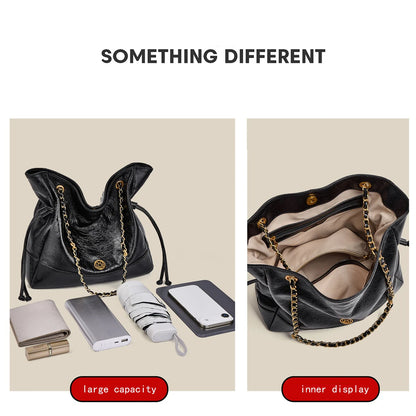 FOXER Luxury Genuine Leather Shoulder Bag