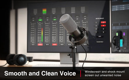 FIFINE Dynamic USB Microphone – Elevate Your Recording Experience