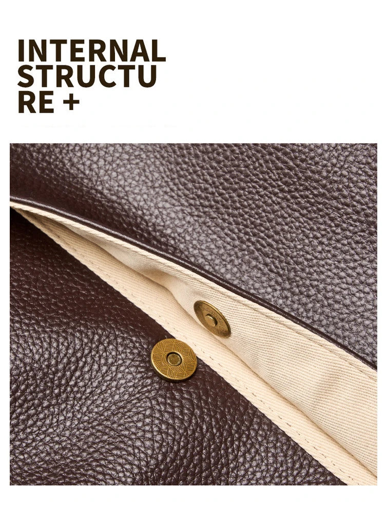 FOXER Genuine Leather Shoulder Bag for Women Large Capacity Handbag Female Casual Tote Bag Computer Bag Crossbody Purse as Gift