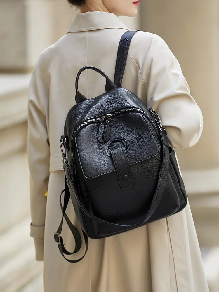 HOT ZOOLER Full Skin 100% Genuine Leather Backpack Women's Bag Classic 2026 New Large Backpack Designer Business Need #SC1700