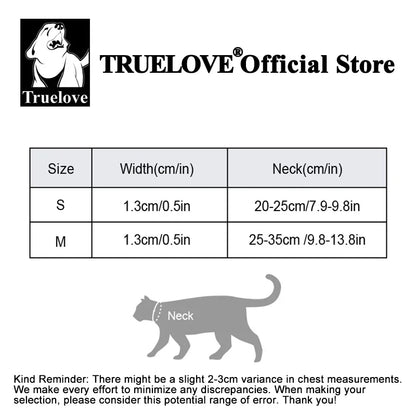 Truelove Cat Collar with Elastic Strap