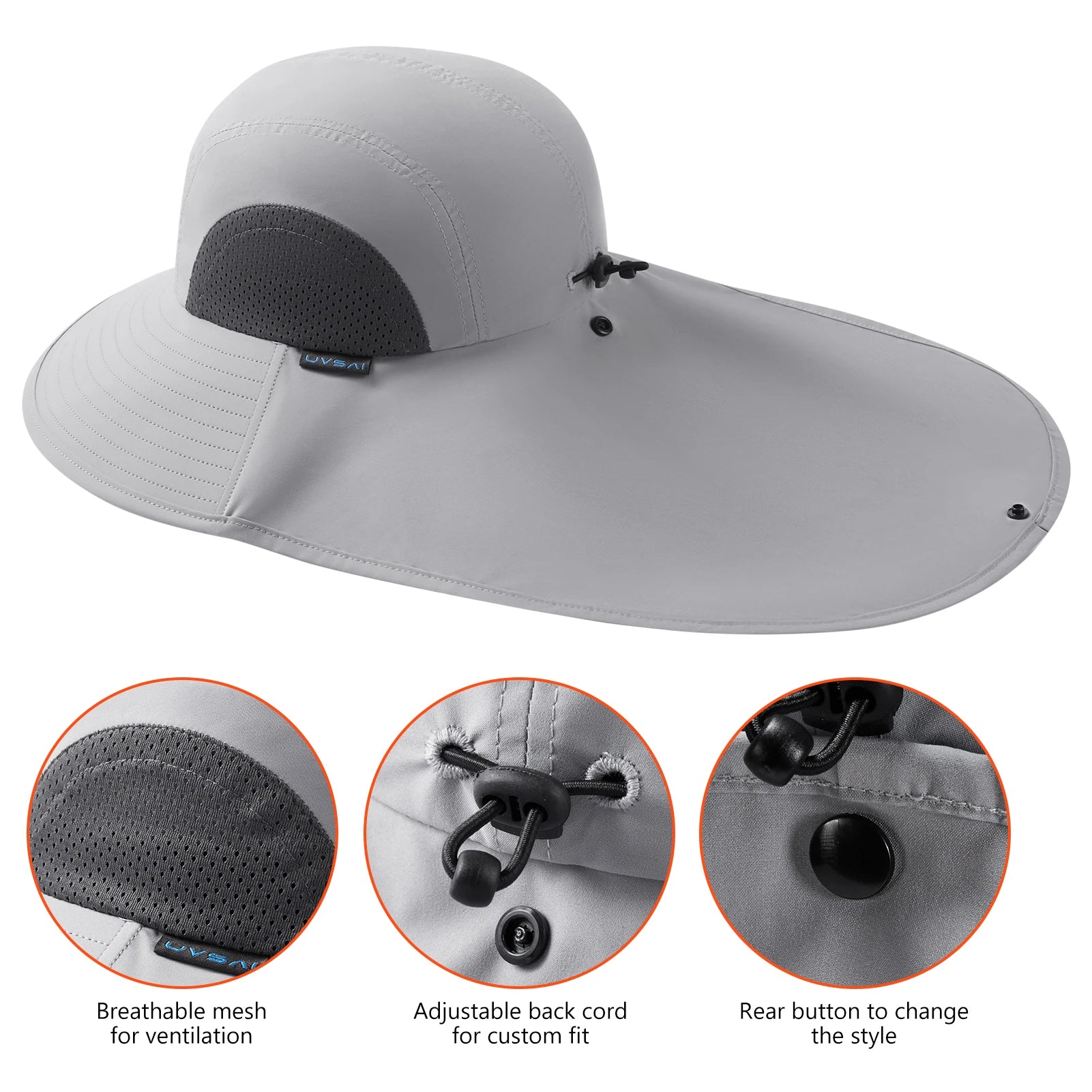 UPF 50+ Foldable Sun Hat