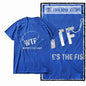 COOLMIND Z1018 Funny Fishing Graphic Cotton Tee