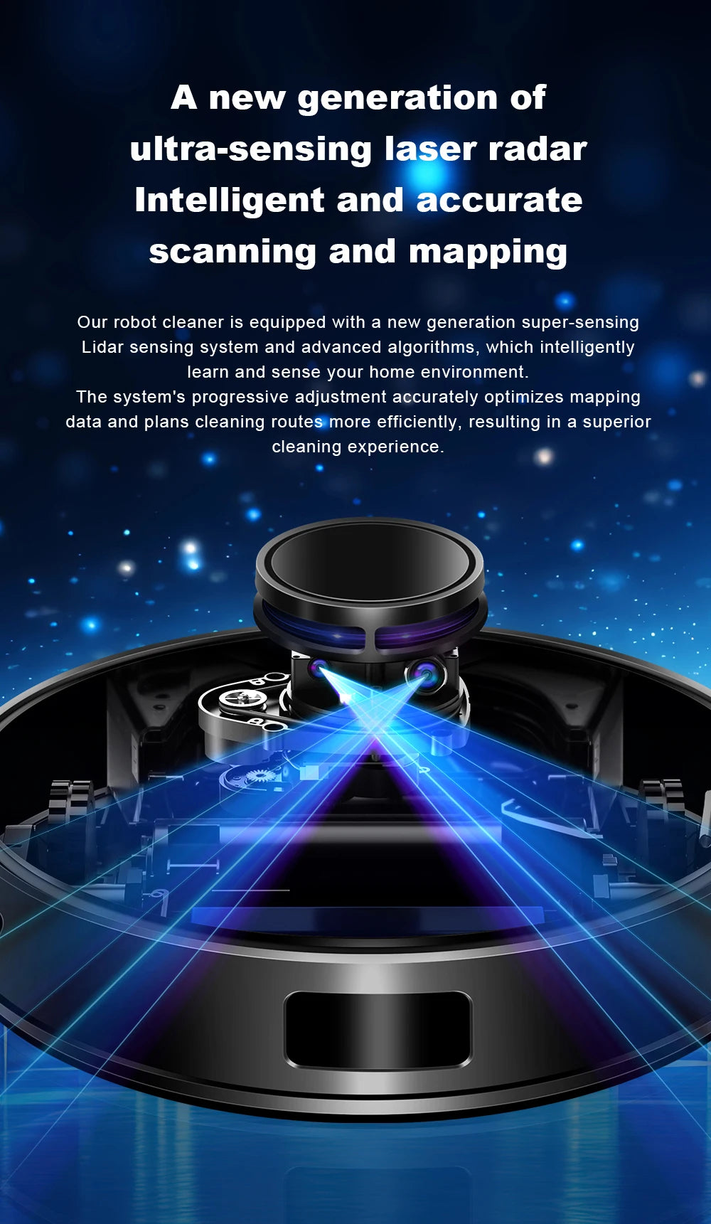Liectroux M70 Pro Robot Vacuum Cleaner & Mop