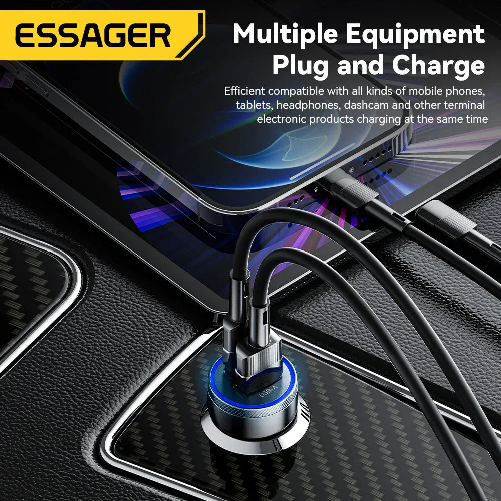 Essager 54W USB Car Charger - ShopHub