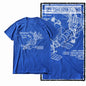 COOLMIND Z1149 Space Station Graphic Cotton Tee