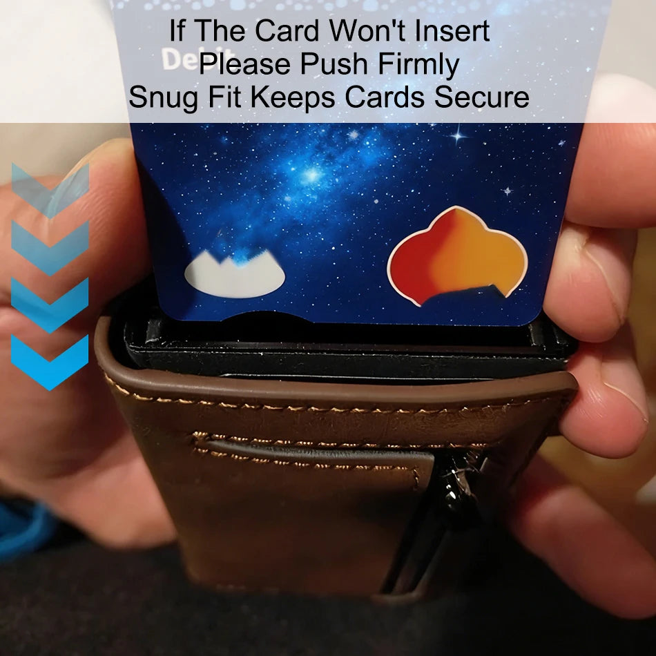 DIENQI Anti-RFID Card Holder Wallet