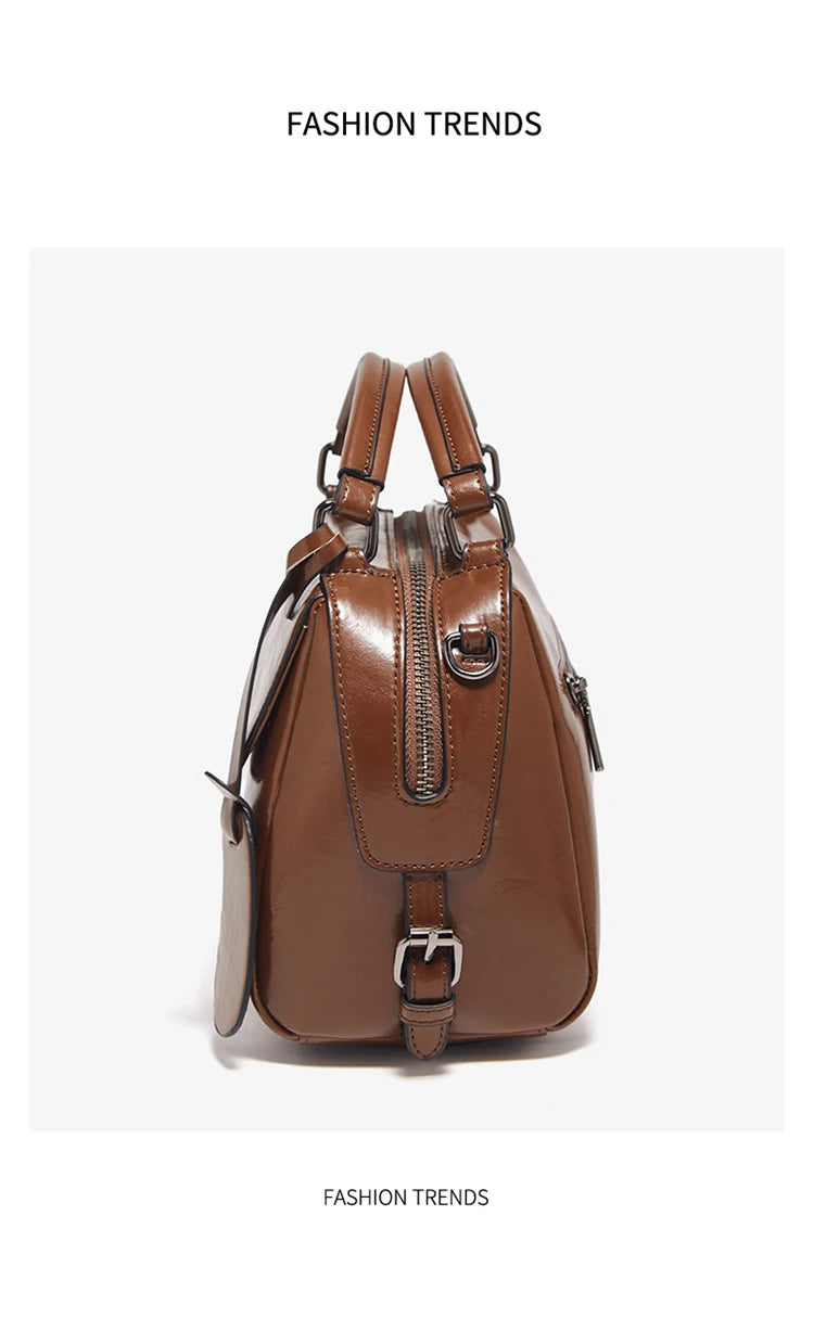 FOXER Split Leather Women's Handbag