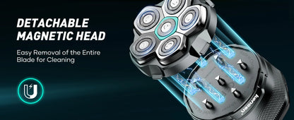 KENSEN Replaceable Blade S15 Head Shaver - Waterproof Stainless Steel Razor Blade for FK-8750 Cutter