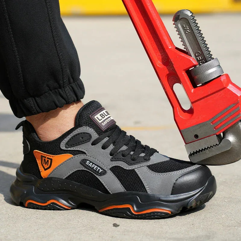 Unisex Safety Shoes Featuring Anti-Smash Steel Toe Protection - ShopHub