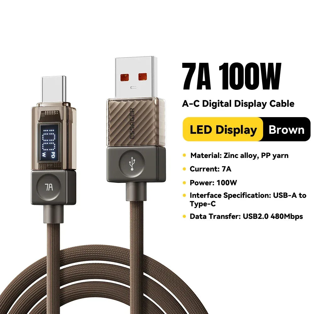 Essager 240W USB Type C Cable - ShopHub