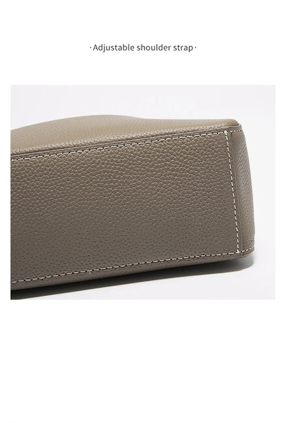 FOXER Lady's Handbag Cow Leather Shoulder Bag Small Size Crossbody Minimalist Style Bag Commute Work High Quality