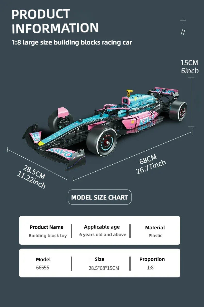 TOYLINX 1:8 Racing Super Car Building Blocks! - ShopHub